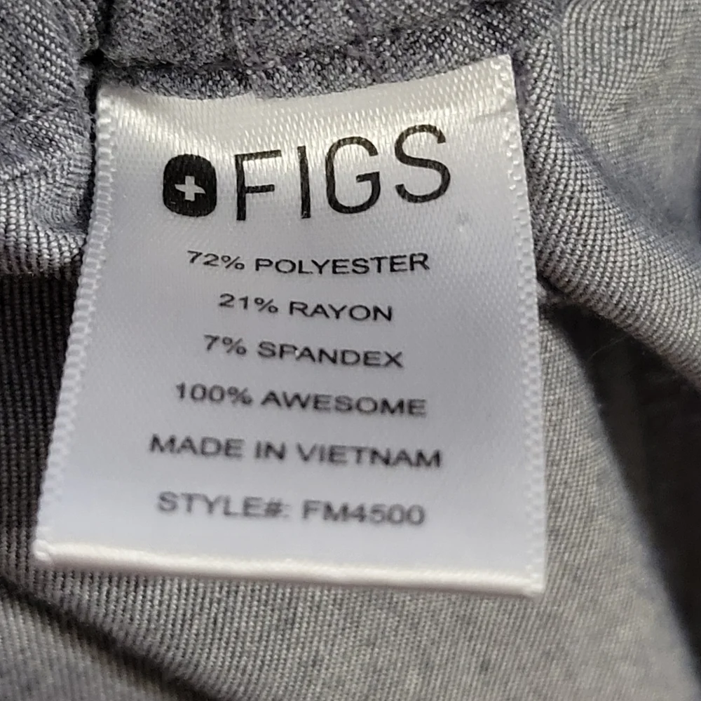 Figs Gray Pisco Scrub Pants